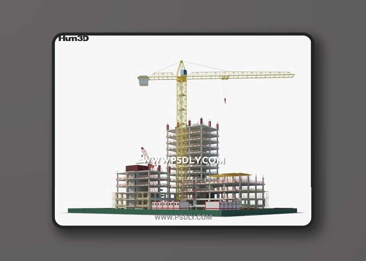 Building Construction site 3D Model