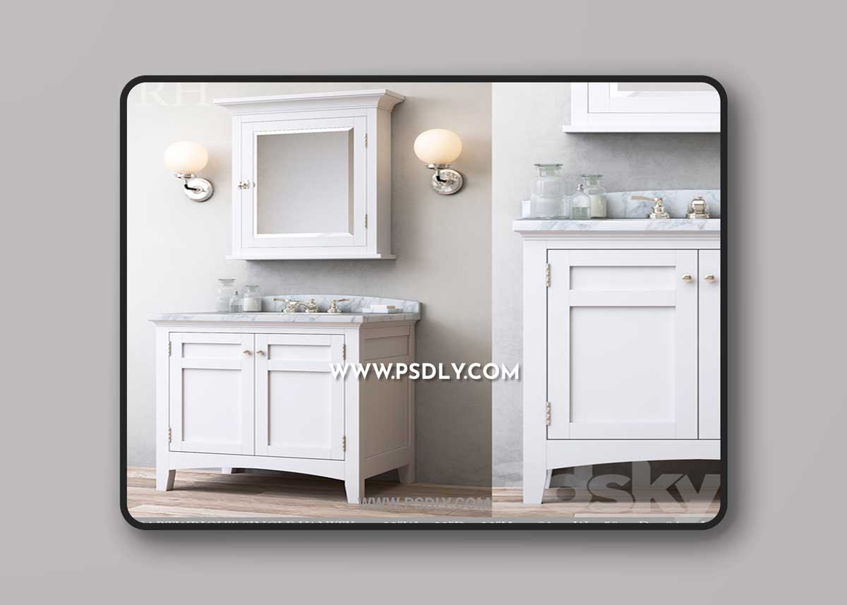 CARTWRIGHT SINGLE VANITY 3D Model