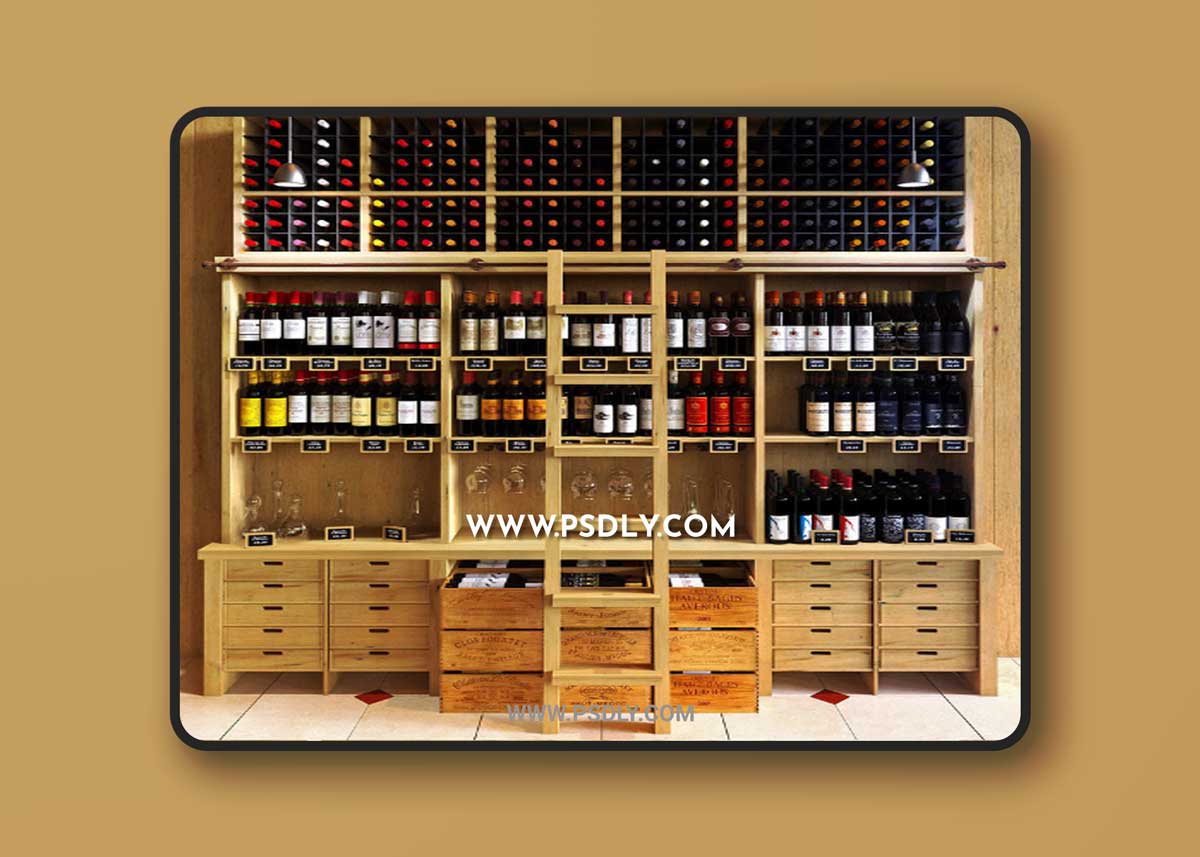 Cgtrader - Chez le caviste 3D Model