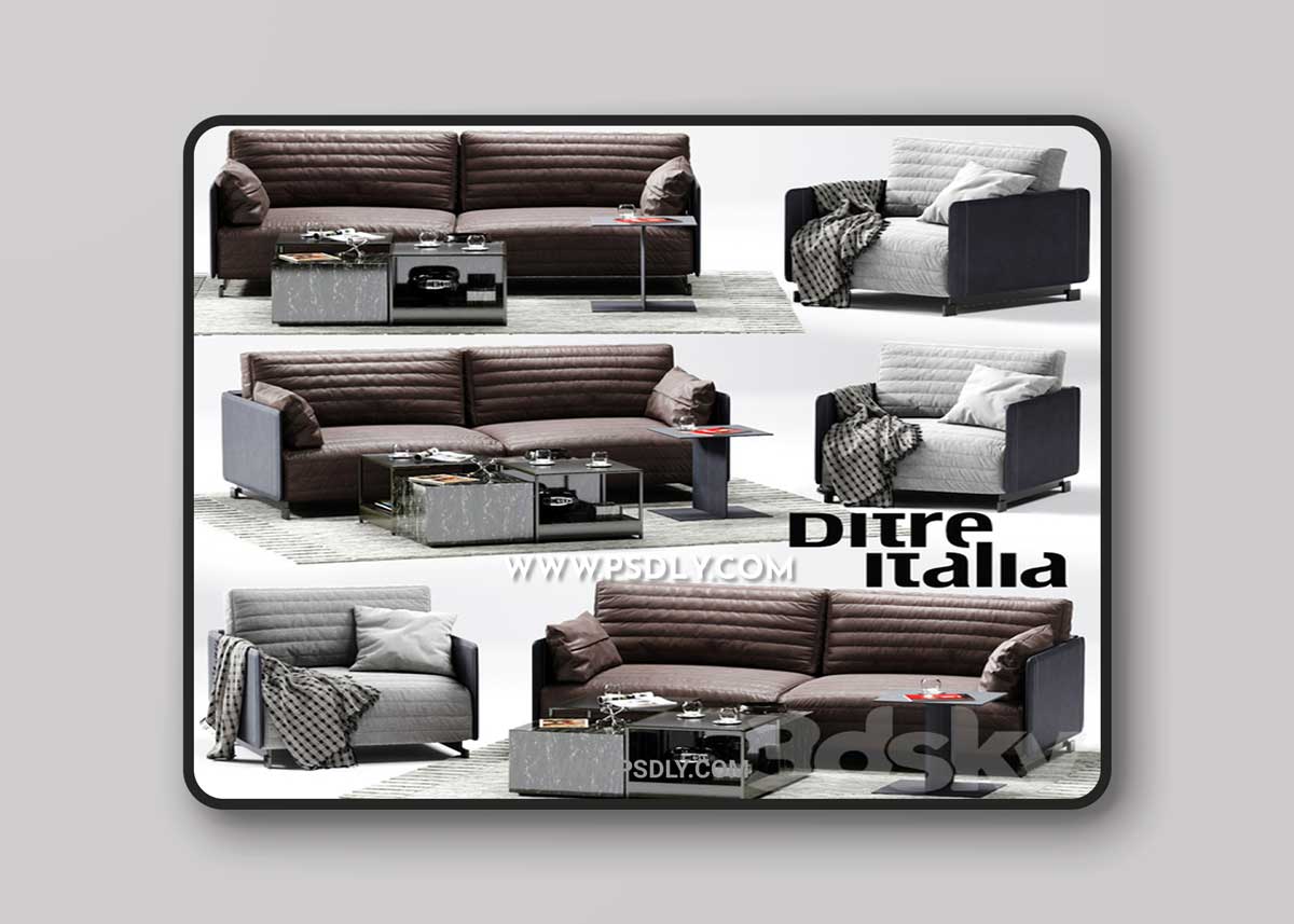 Coup Detat party UP-CS-27Ditre Italia BAG Sofa 02