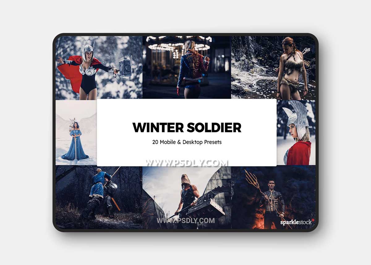 CreativeMarket - 20 Winter Soldier Lightroom Presets 5921275
