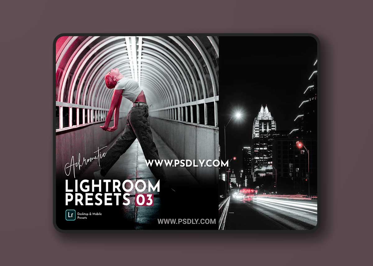 CreativeMarket - Achromatic Lightroom Presets Pack 5468920