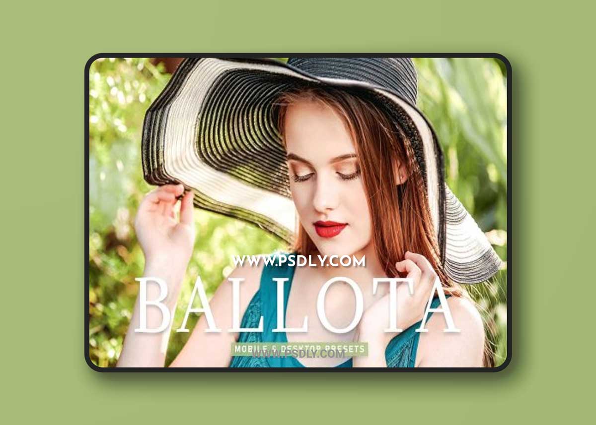 CreativeMarket - Ballota Pro Lightroom Presets 6926769