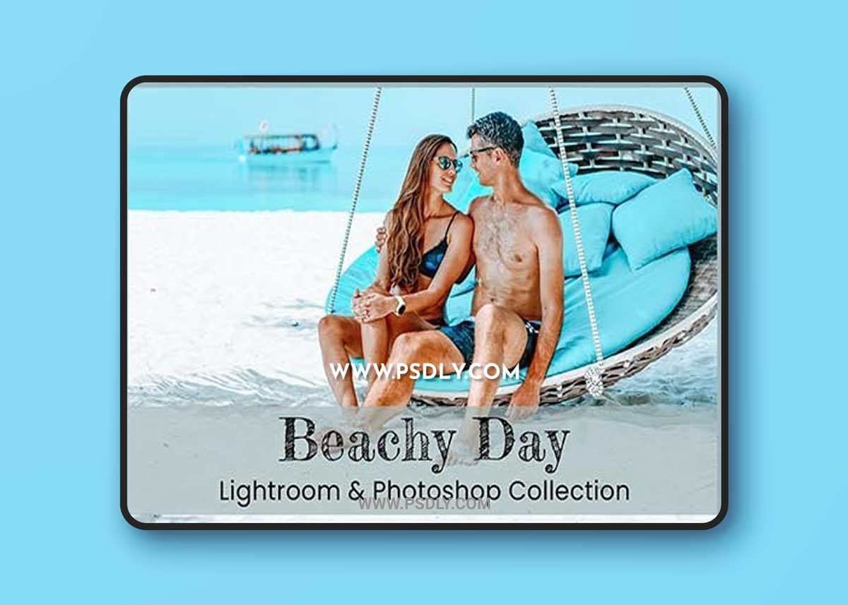 CreativeMarket - Beachy Day Photoshop Actions Presets 6964173
