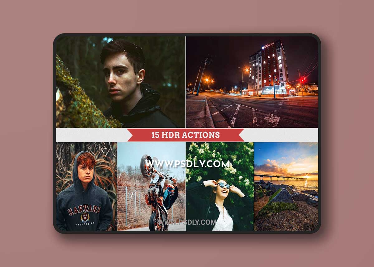 CreativeMarket - HDR Photoshop Actions 4822659