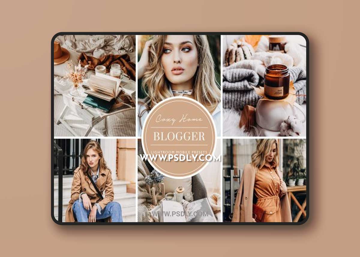 CreativeMarket - Lightroom Mobile Presets Cozy Home 4385042