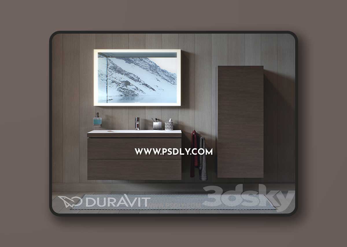 DURAVIT - L-CUBE C-BONDED 3D Model