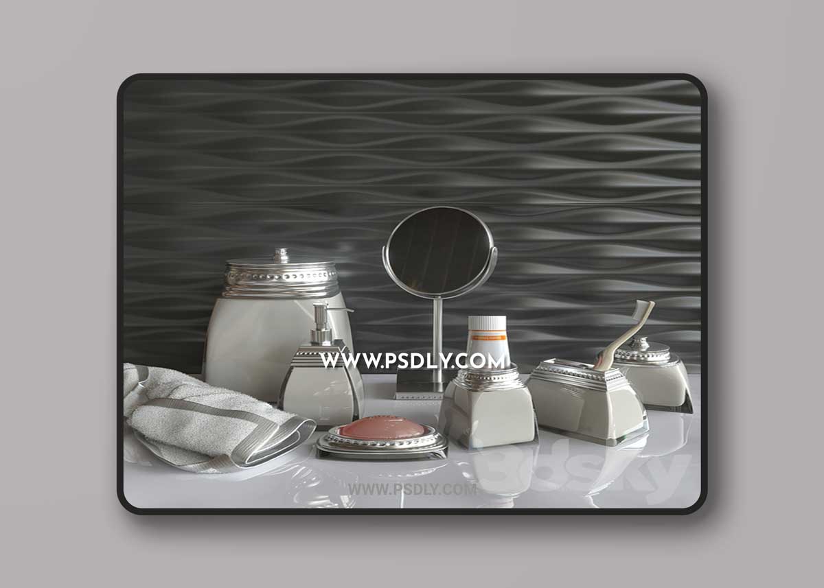 Decorative bathroom set Prima Nova Jasmine 7