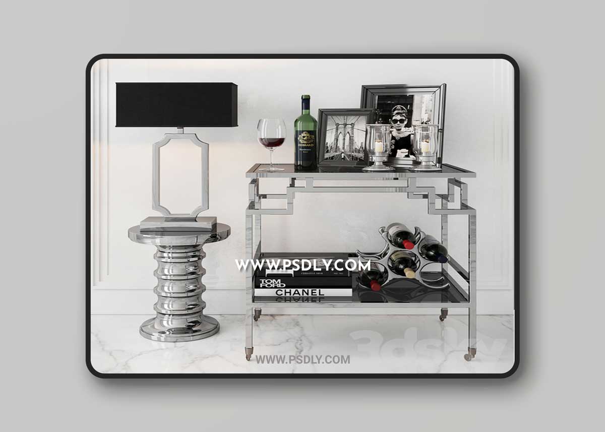 Eichholtz decor set 02 3D Model