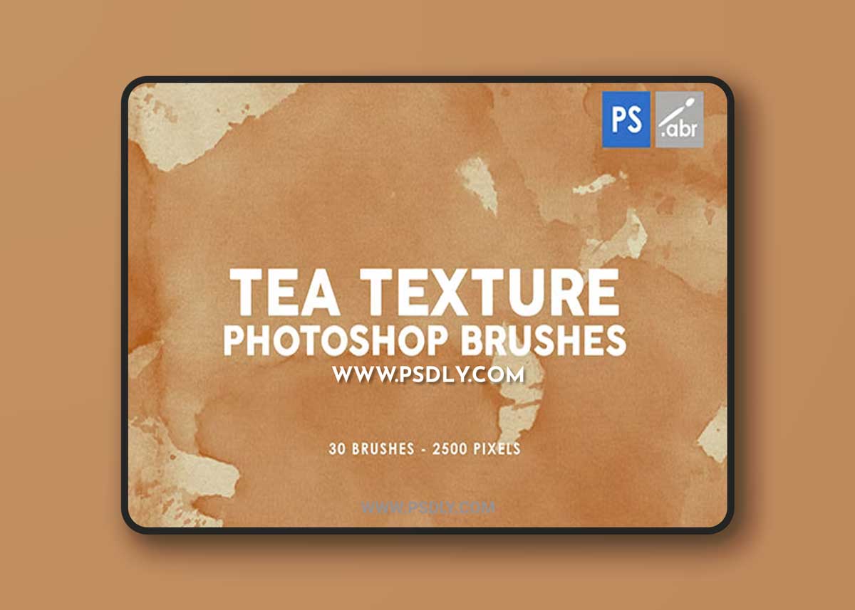 GraphicRiver - 30 Tea Texture Photoshop Stamp Brushes 29575842