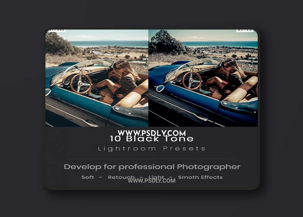 GraphicRiver - Black Tone Lightroom Presets 36347241