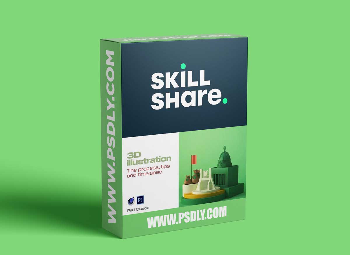 Graphics Design: 3D Illustration Tips, Process and Timelapse