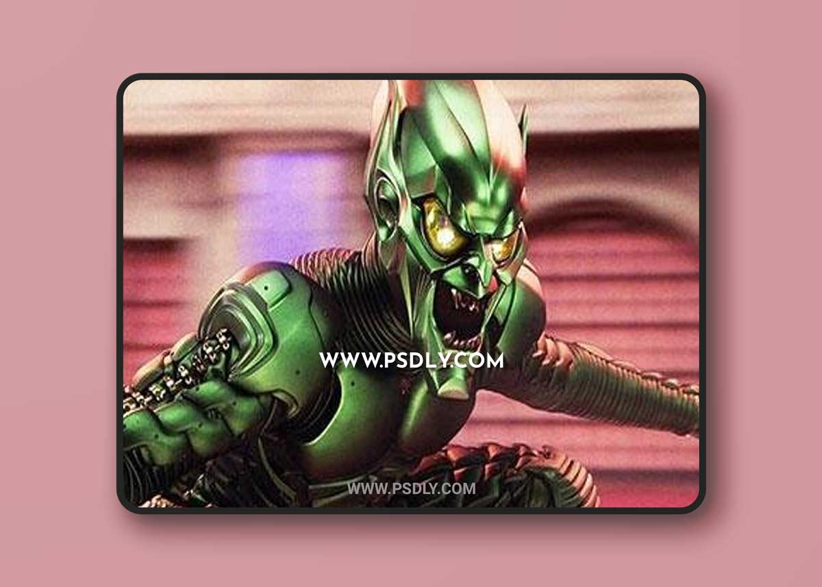 Green Goblin Helmet From The Raimi Spider Man - DO3D