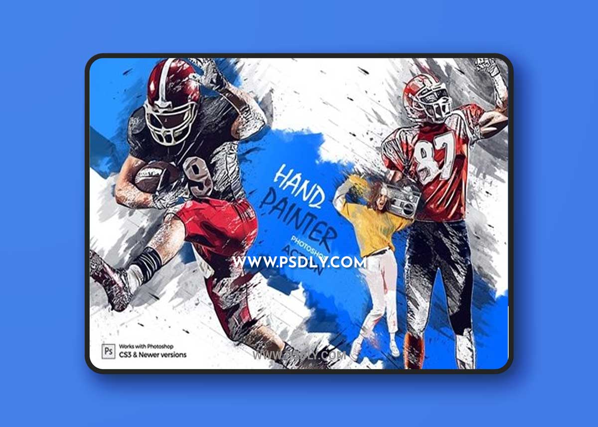 Hand Painter Photoshop Action