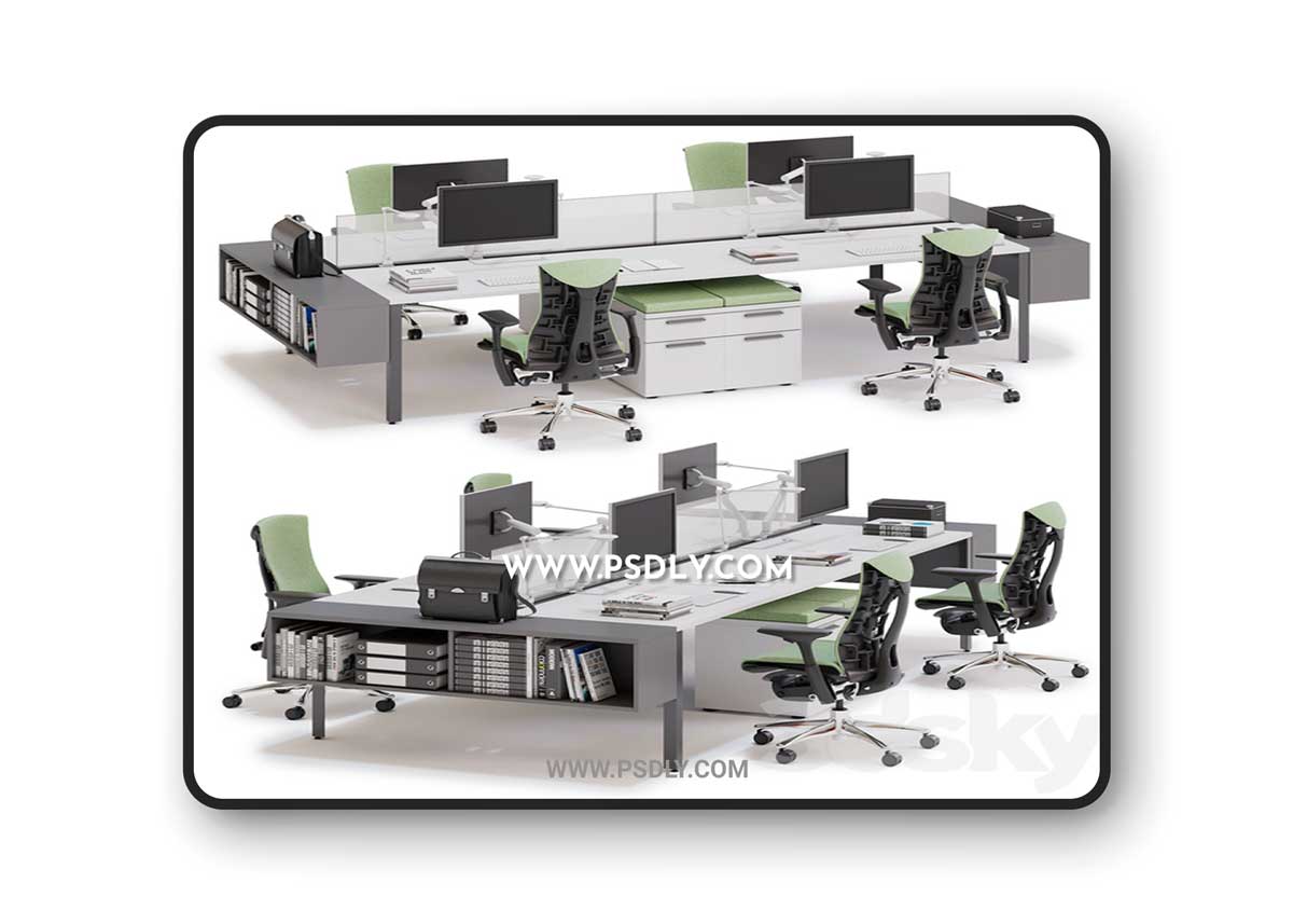 Herman Miller Layout Studio (v12) 3D Model