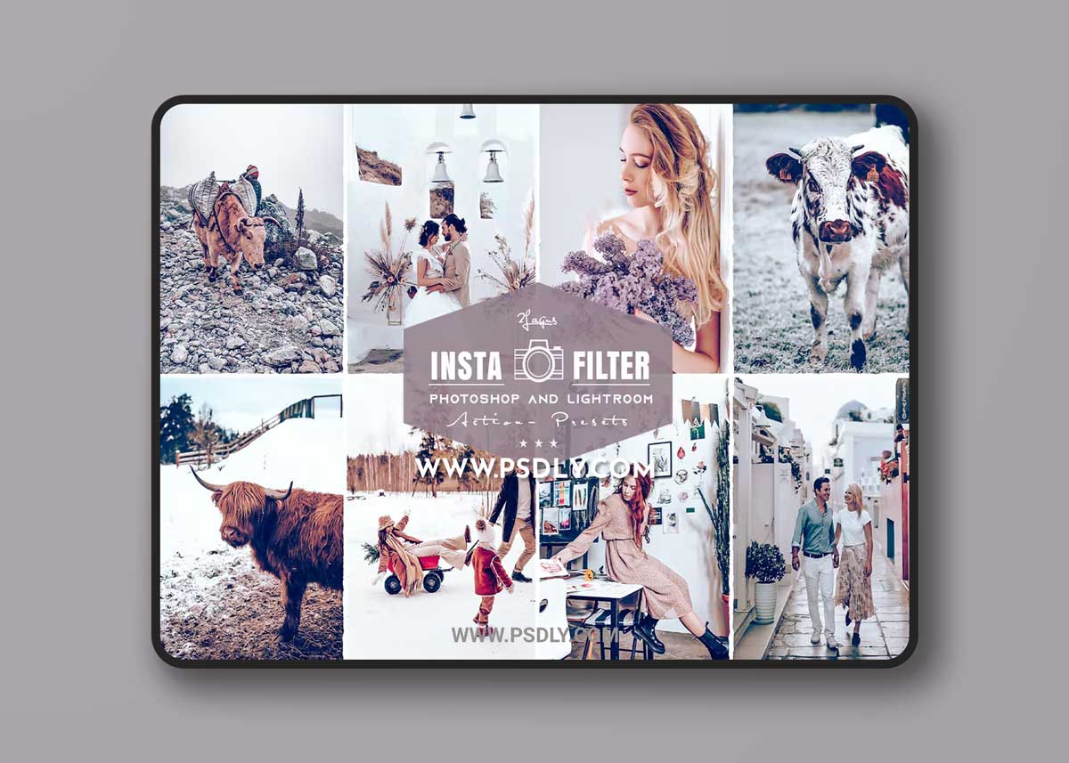 Insta Filter Blogger Photoshop & Lightroom Presets 9VQV3WV