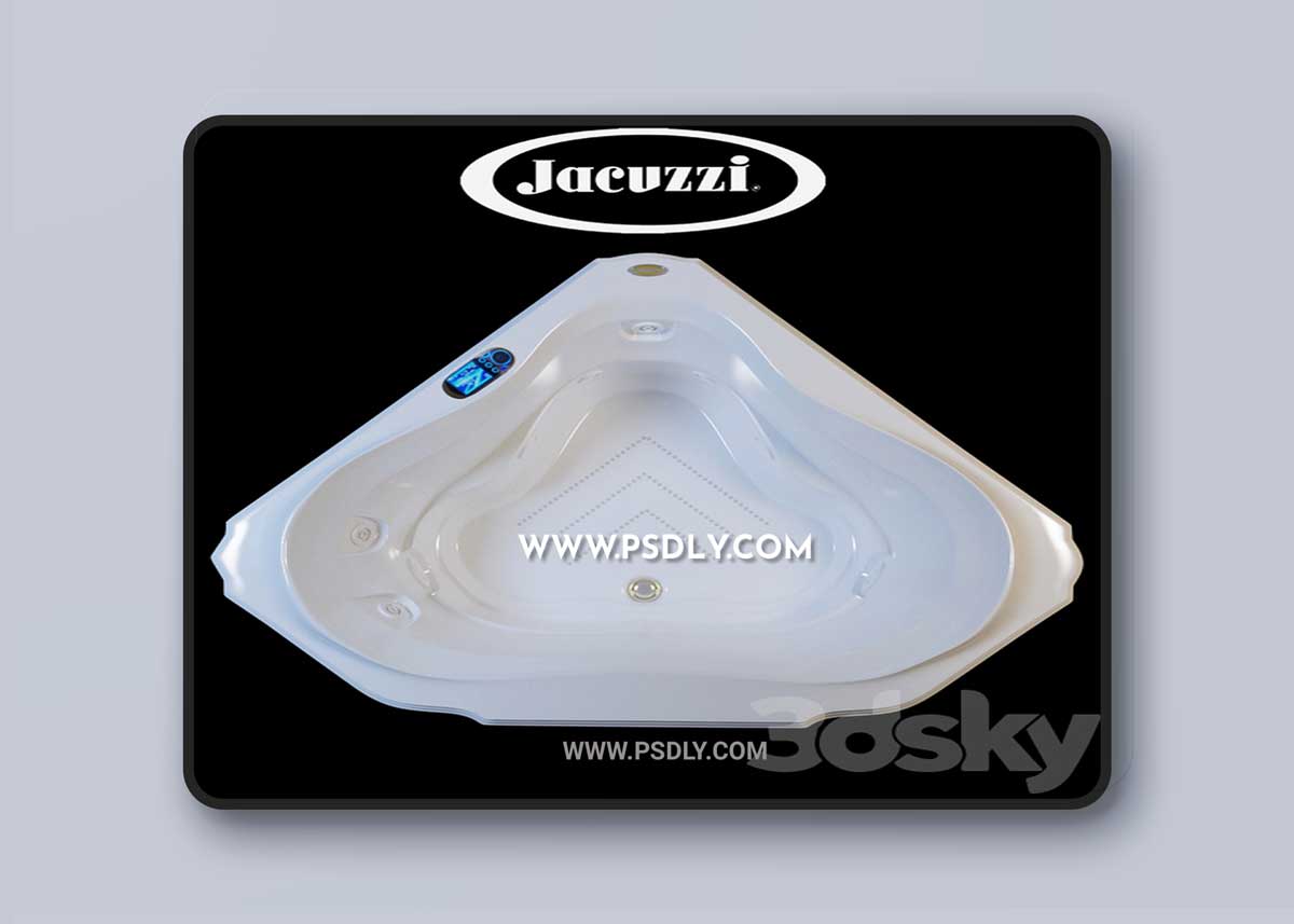 Jacuzzi BELLAVISTA CORNER BATH 3D Model