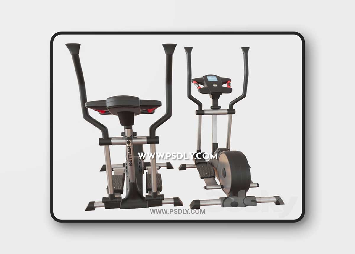 Kettler Astro-Elliptical Trainer 3D Model