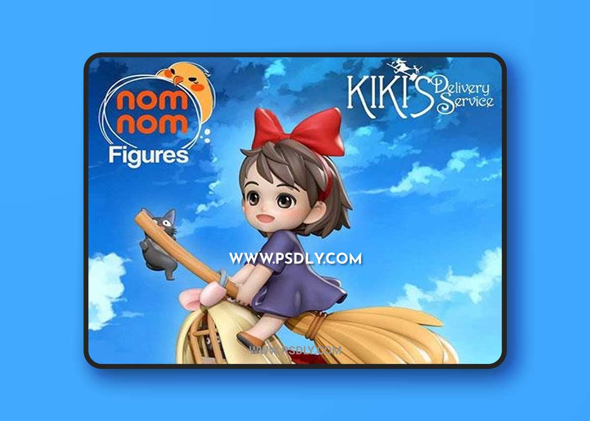 Kiki’s Delivery Service Chibi 3D Model