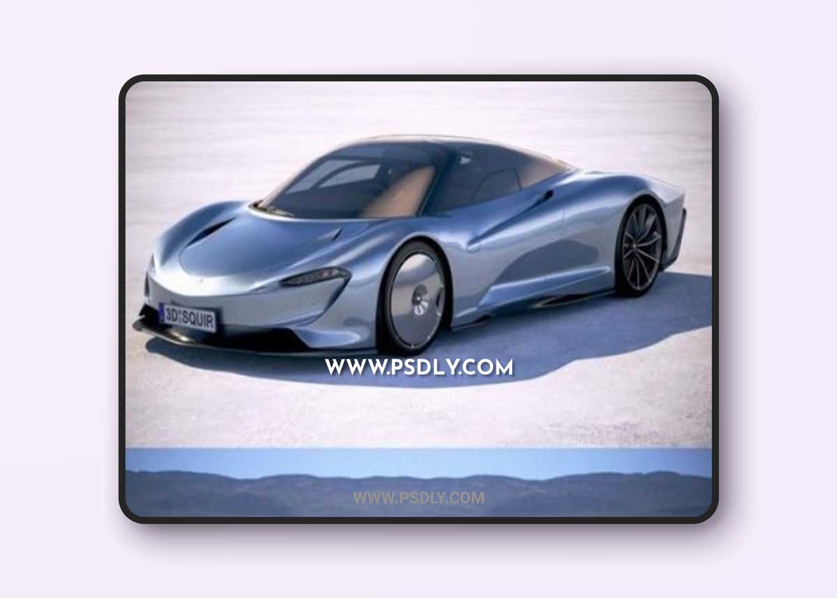 McLaren Speedtail 2020 3D Model