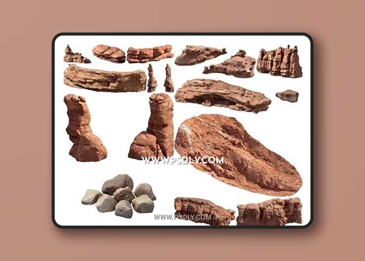 Megascans – CANYONS OF UTAH Full Pack (3d models)