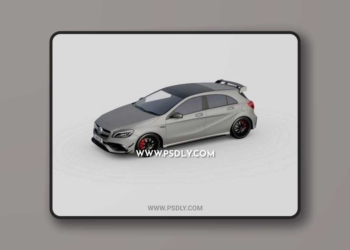 Mercedes-Benz A45 AMG 2018 3D Model
