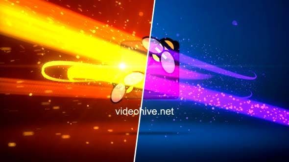 Videohive Bright Ribbons Logo Reveal 8177813