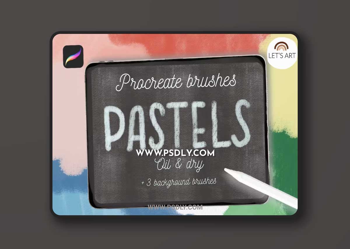 Pastels brushes for Procreate iPad NL4H3PE