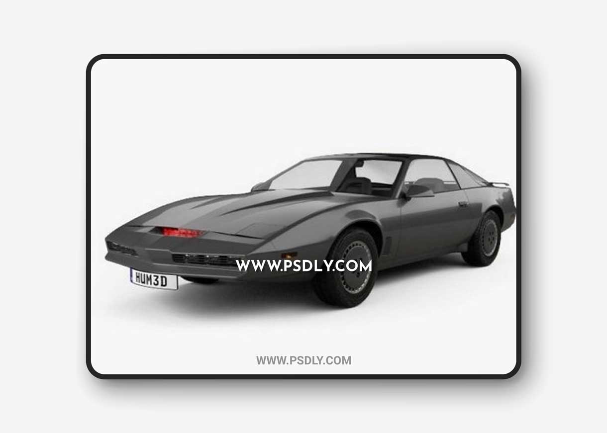 Pontiac Firebird KITT 1982 3D Model