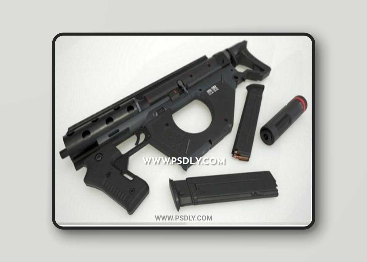 Sub Machine Gun 3D Model