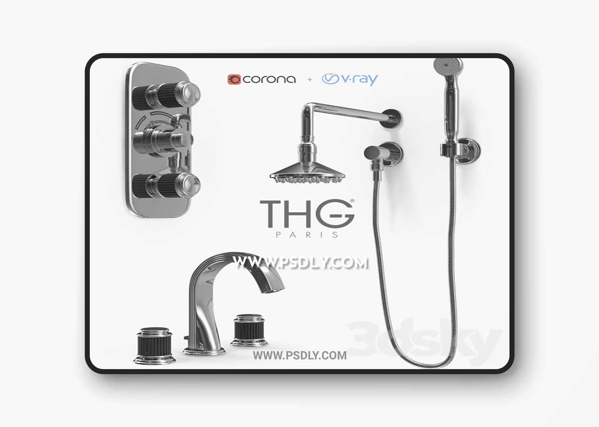 THG Paris - Jaipur shower set