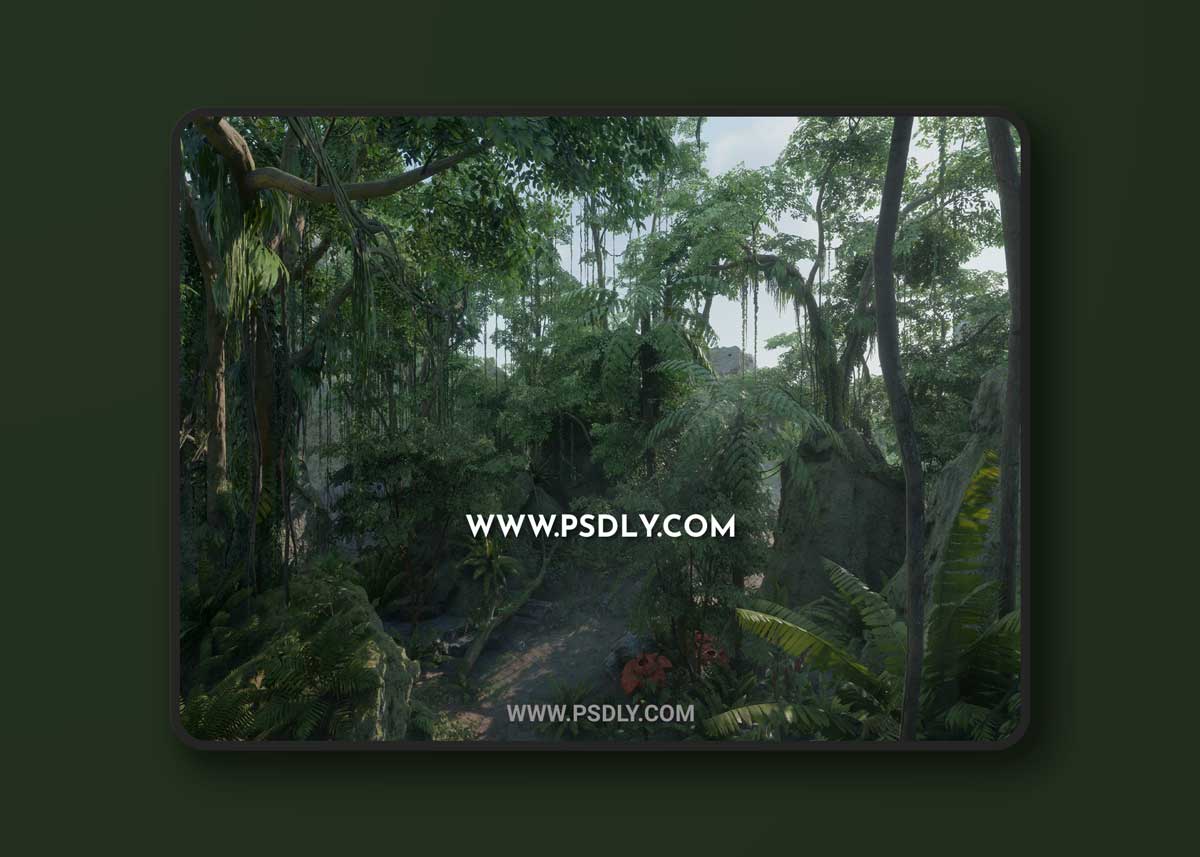 Tropical Jungle Pack 3D Model