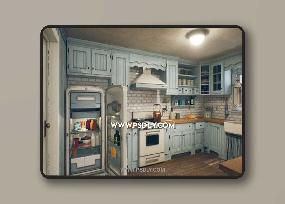 Unreal Engine – HQ Retro Farmhouse (Modular)