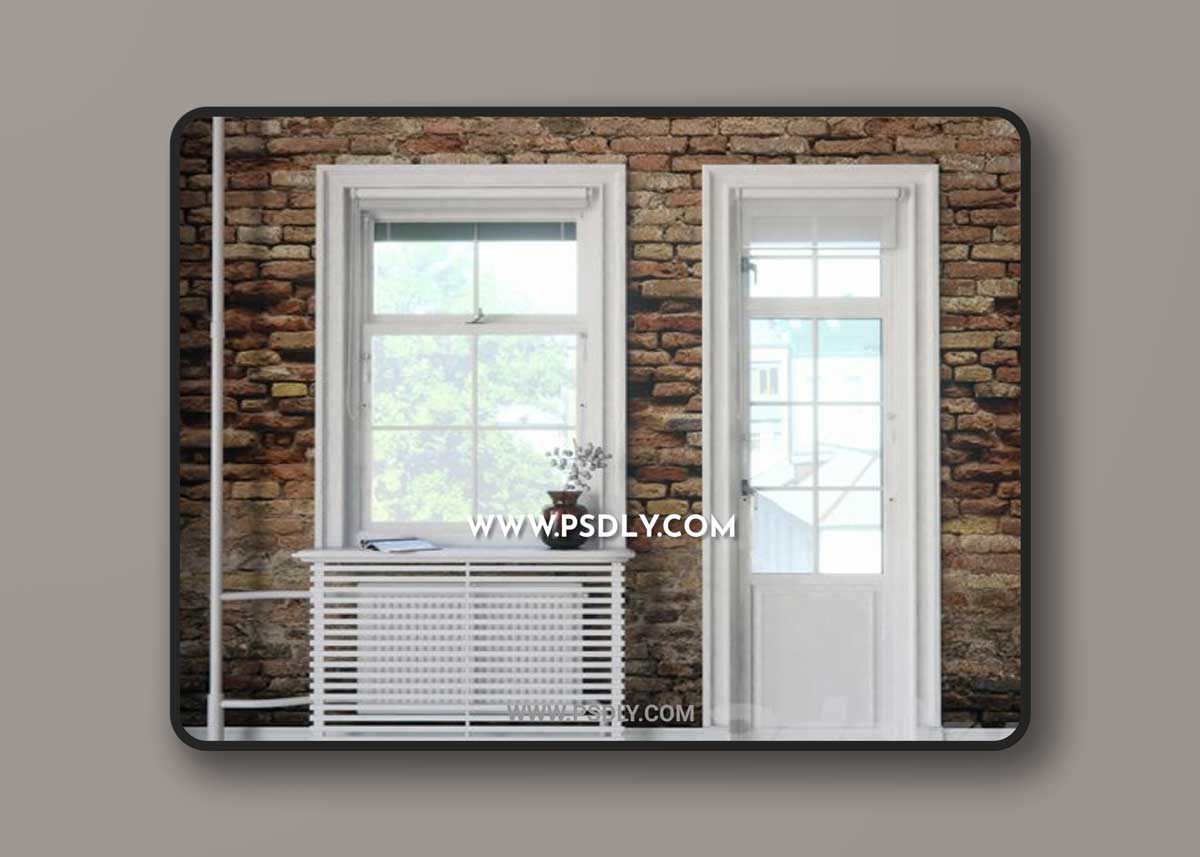 Windows in Scandinavian style 3D Model