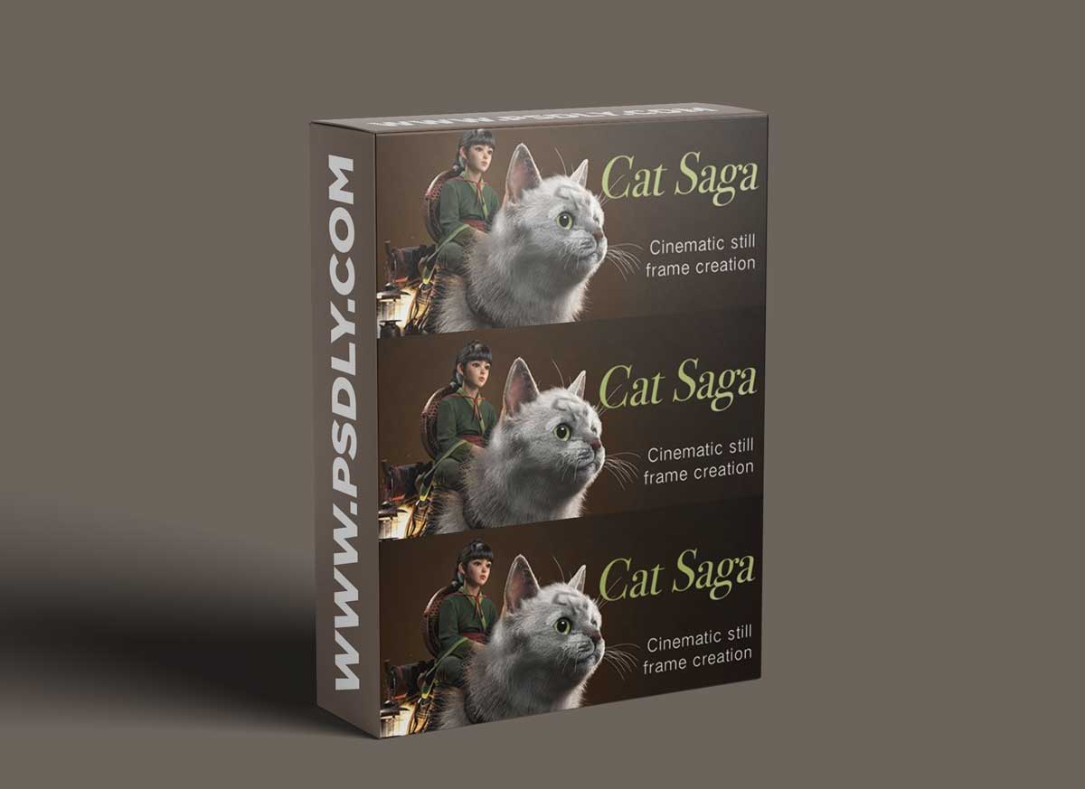 Wingfox – Cat Saga: create advanced 3D concept art model