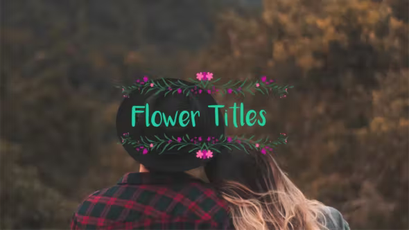Videohive Flower Titles 35998558