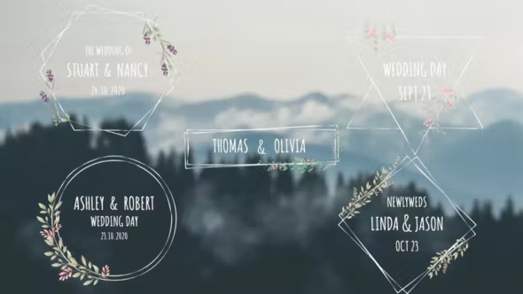 Videohive Wedding Titles V2 33270734
