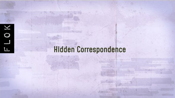 Videohive Hidden Correspondence 23257276