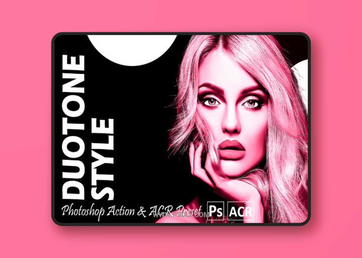 24 Duotone Style Photoshop Actions And ACR Presets