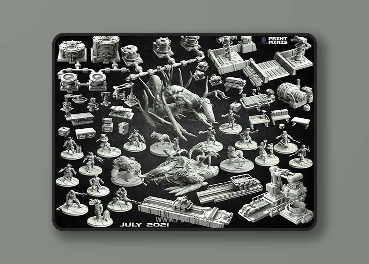 3D Print Models Print Minis July 2021