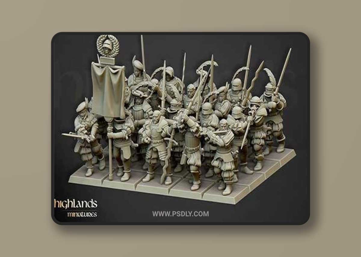 3D Print Models The Landsknechts of Soltau 3D Model
