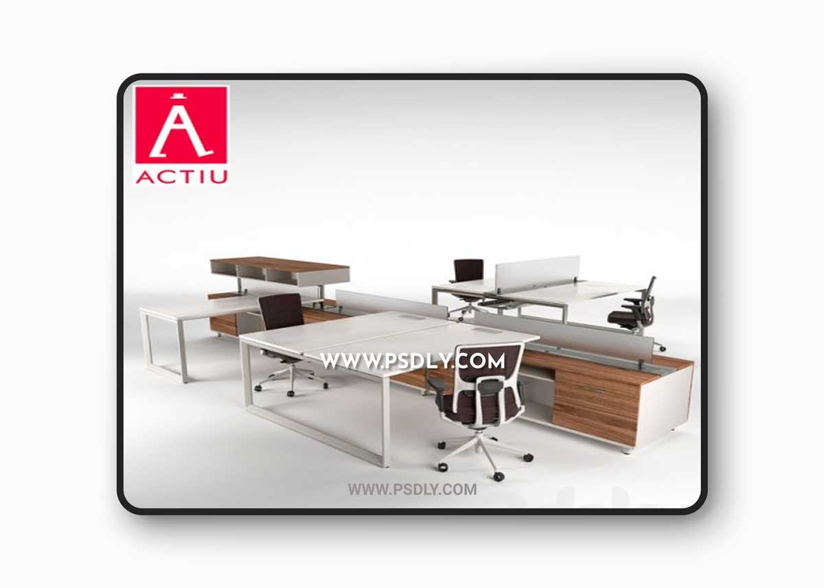 Actiu Vital Plus Spine 3D Models