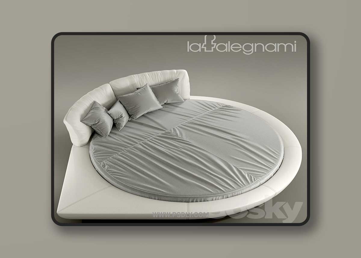 Bed La Falegnami Time 3D Model