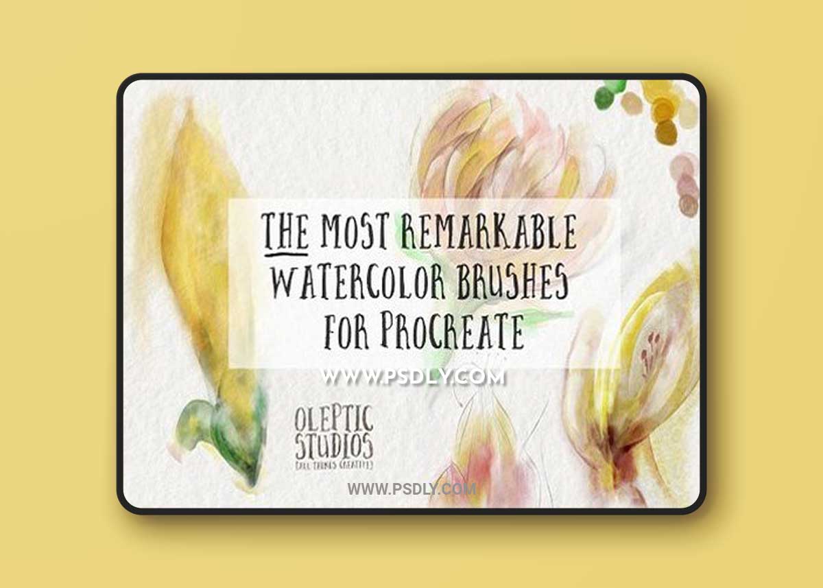 Best Watercolor Brushes Procreate