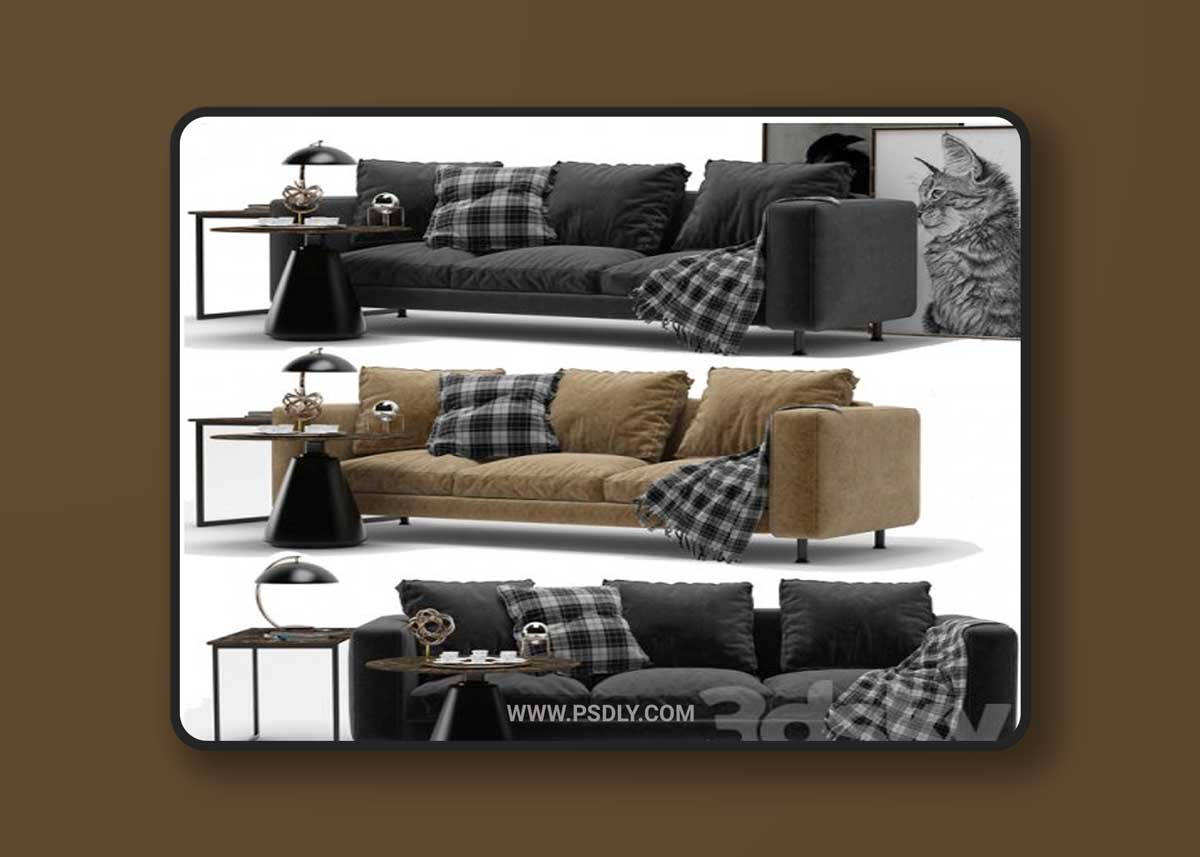 BoConcept Indivi Sofa D Model
