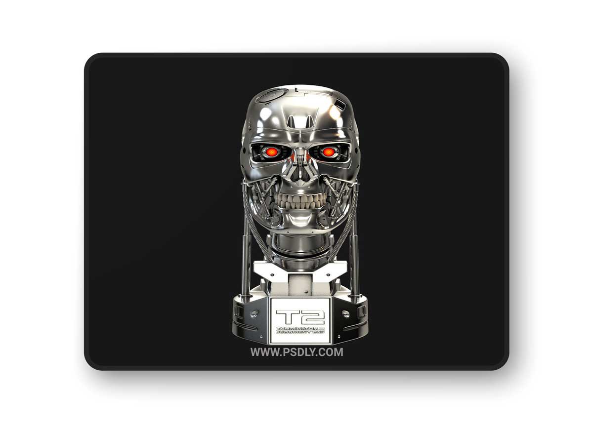 CGTrader - Terminator T-800 Skull Bust V2 3D Model