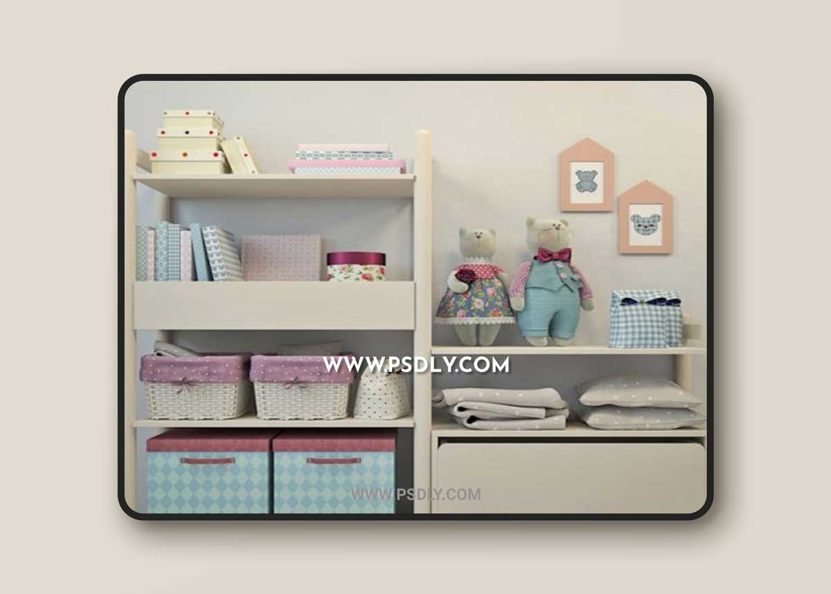 Children's accessories_BLUE 3D Models