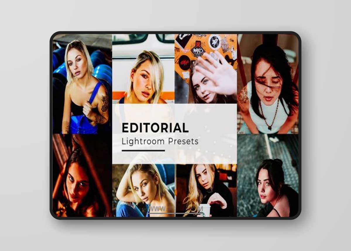 CreativeMarket - 10 Editorial Lightroom Presets 6905796