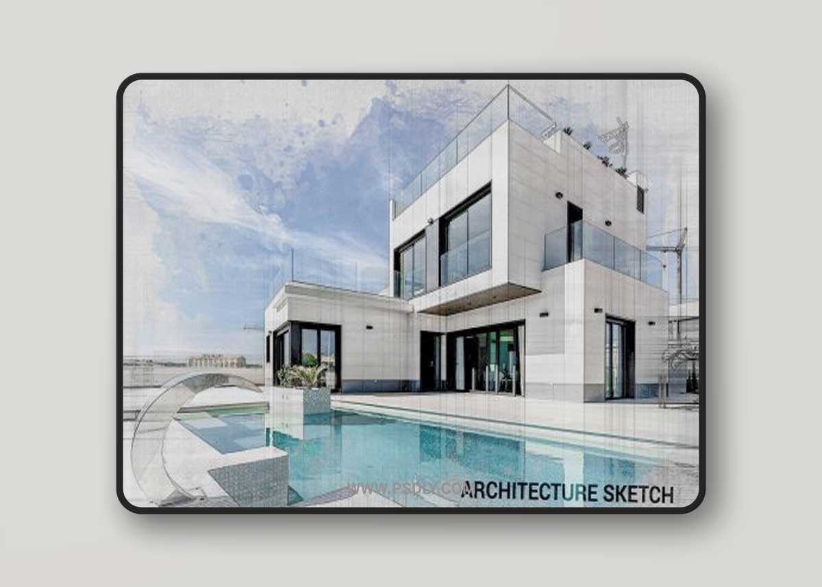 CreativeMarket - Architecture Sketch 6526640