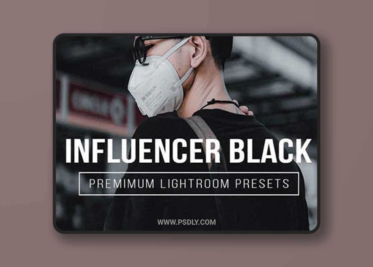 CreativeMarket - Black Presets Mobile & Desktop Lightroom